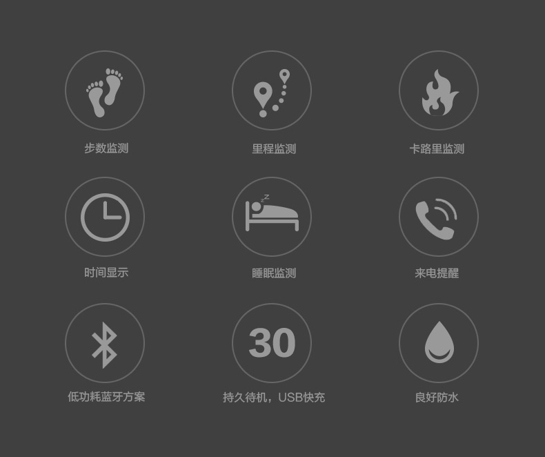 rock&樂(lè)心智能心率手環(huán)