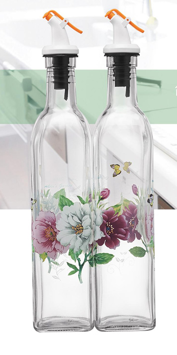 簡(jiǎn)約烤花油瓶
