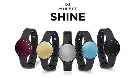 Misfit Shine 智能手環(huán) 無(wú)需充電 航空鋁合金防水運(yùn)動(dòng)睡眠藍(lán)牙手表記步器 黑色